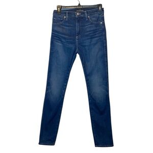 Lucky Brand Bridgette Jeans Women 2/26 Blue Stretch Denim High Rise Skinny Ankle